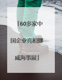 60多家中国企业亮相挪威海事展