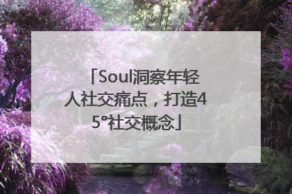 Soul洞察年轻人社交痛点，打造45°社交概念